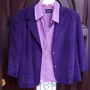 Blazer and blouse set
